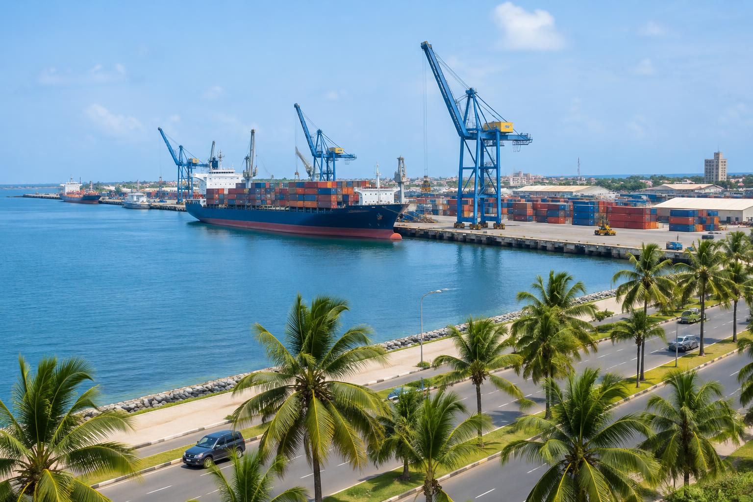 Illustration : environnement portuaire de Lomé